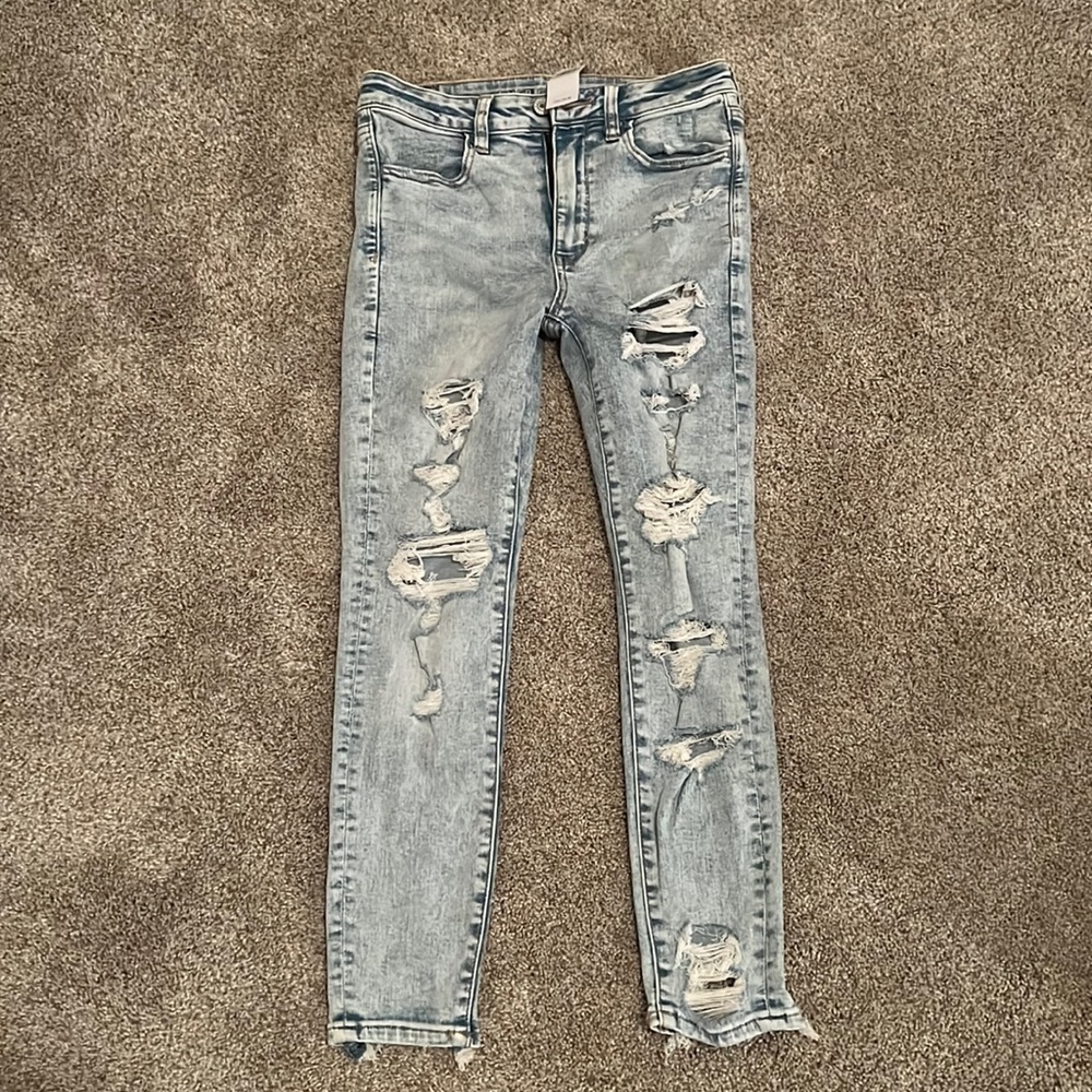 American eagle next level stretch high rise jeggings size 6 xshort